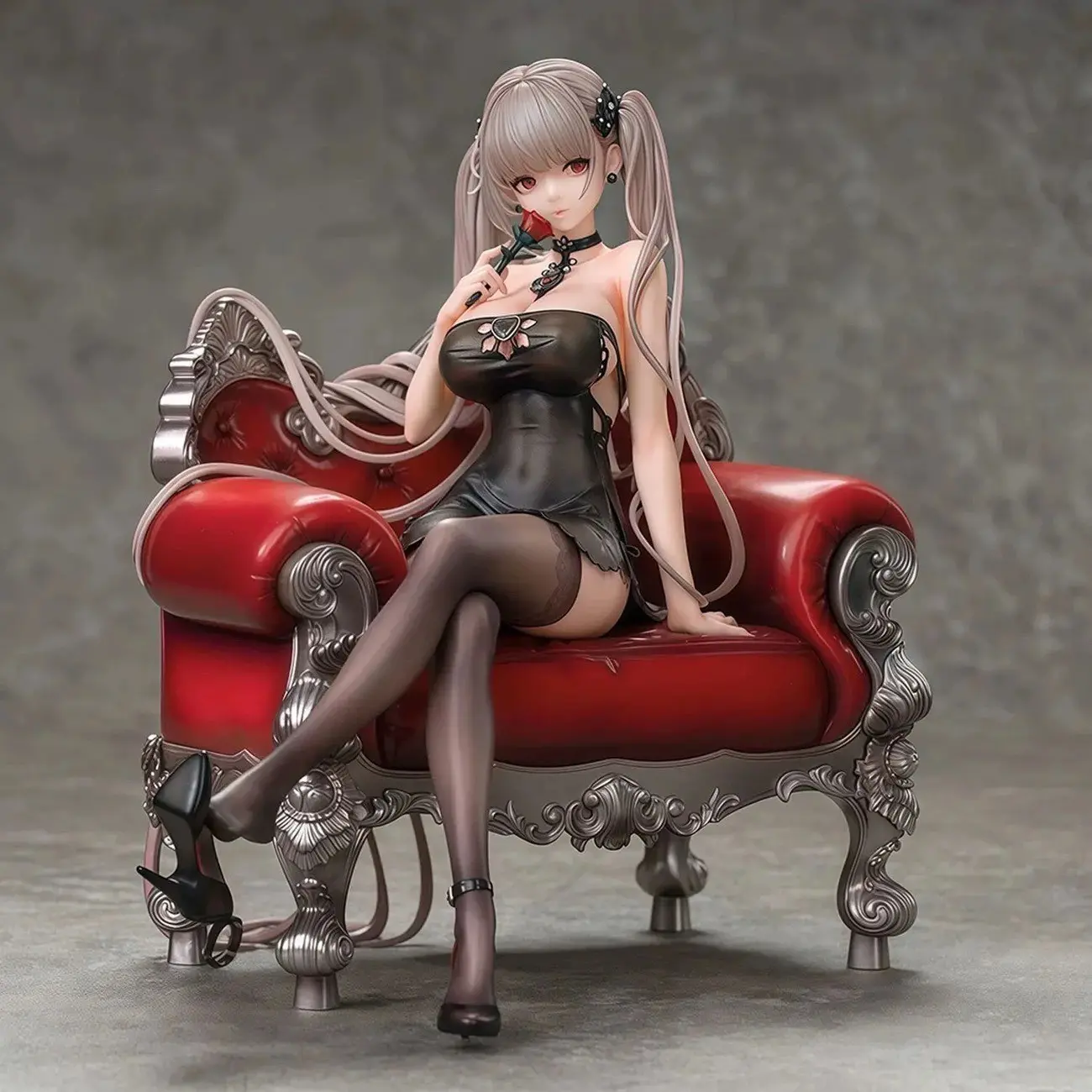 Kaiju Celebration Sofa 1/7 Anime Figure Model Statue Collectible, Blue Archive Game Character Handmade Sculpture Decorative Piece