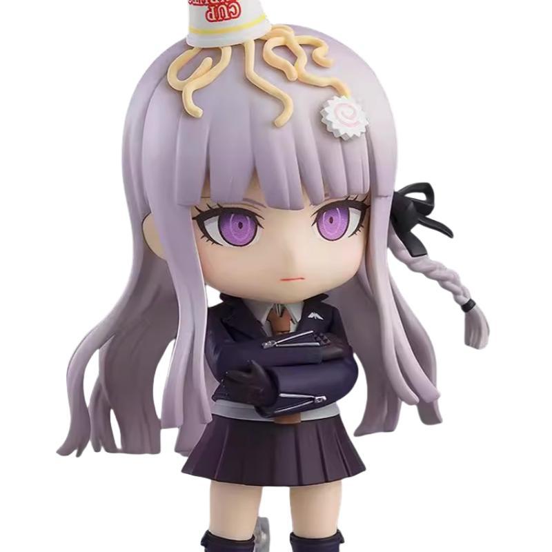（Free shipping）10cm Q version Danganronpa Kirigiri Kyoko Movable Face Change No.2625 Collectible Decoration Desktop Birthday Christmas Gift Toy