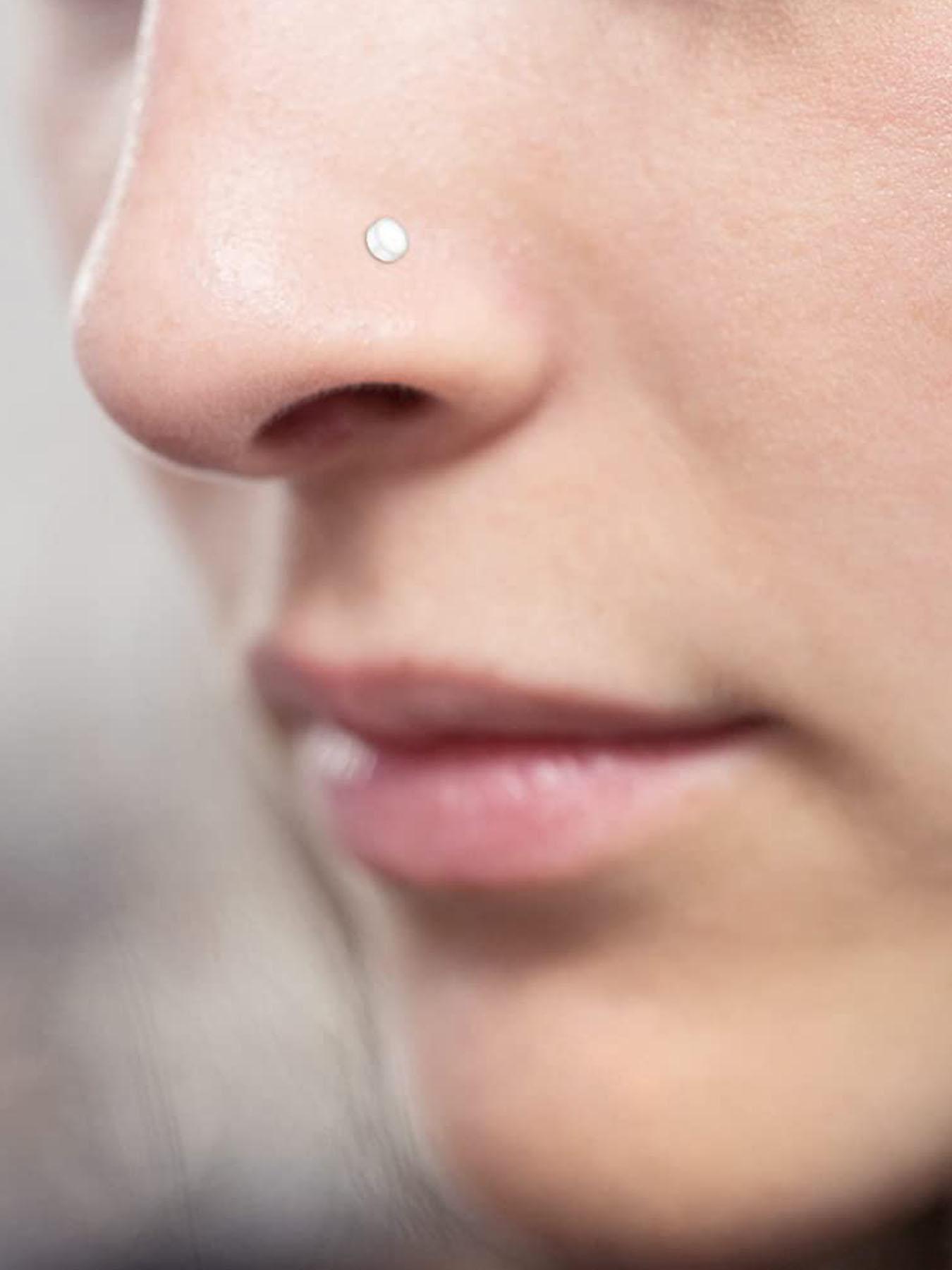 Unisex Transparent Nose Ring, 20pcs/set L-shaped Straight Nose Ring, Nose Studs, Nose Ring Holder, Nose Ring Kit, Nose Piercing Kit, Fashion Accessorie for Men and Women