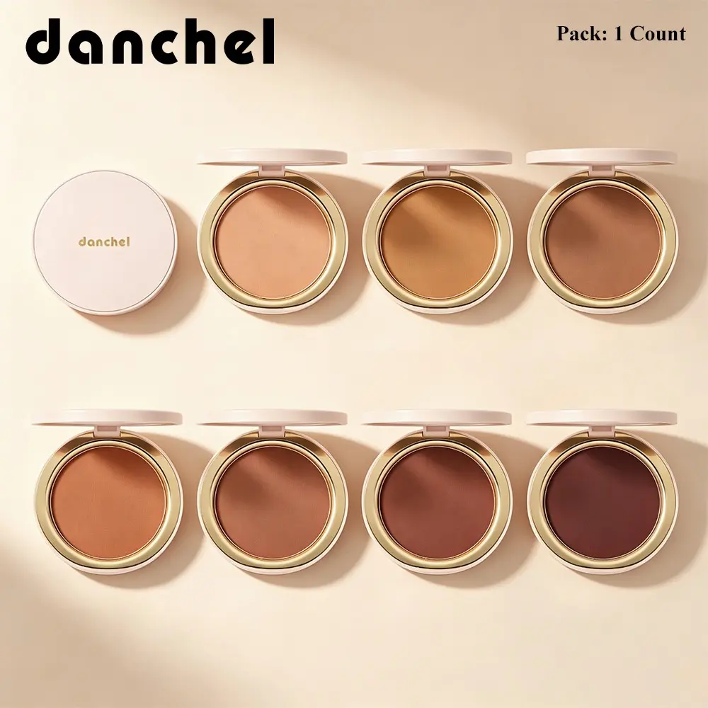 danchel Warm Radiance Soft Matte Powder Beauty Bronzer, Smooth Application for Effortless Blending, Buildable Pigment Payoff, Long-Wearing, Skin-Hugging & Non-Patchy Finish, Velvety Creamy Powder, Available in Multiple Shades