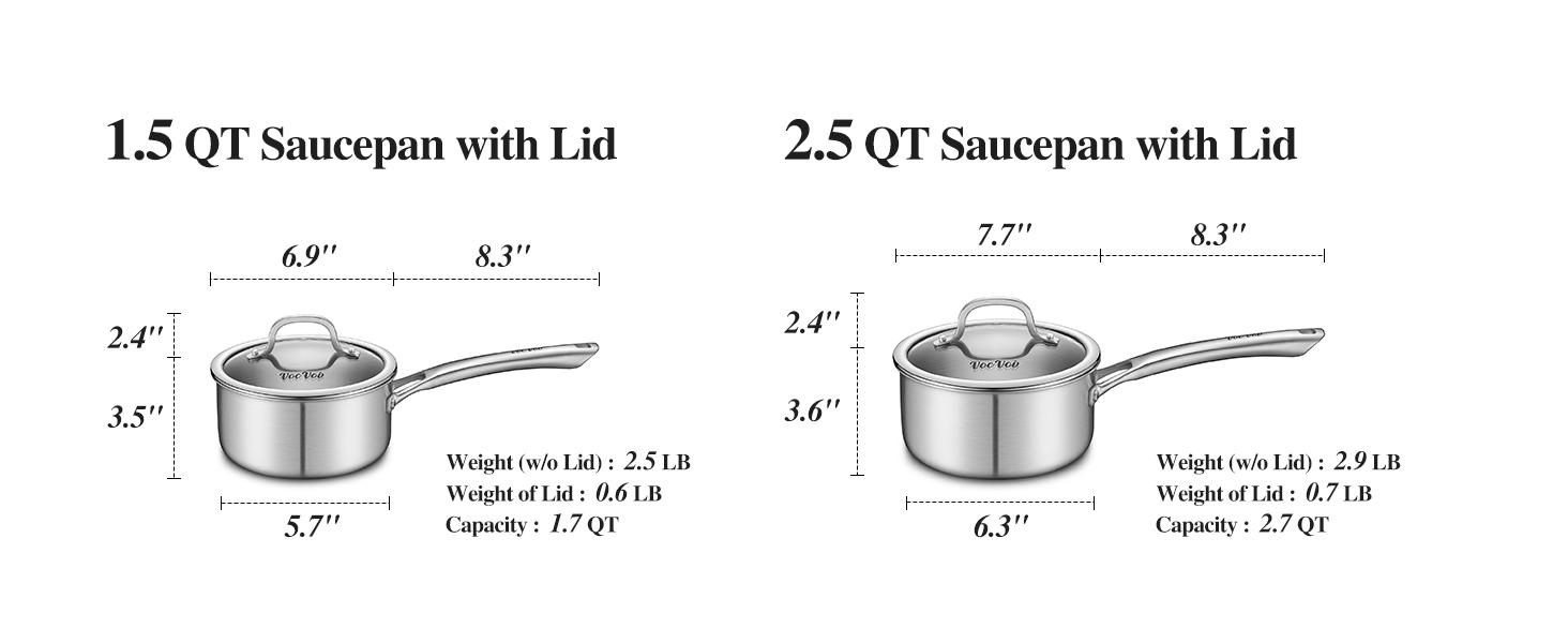Stainless Steel Cookware Set,Tir-Ply Pots and Pans Set,10 Pcs Stainless Steel Induction Kitchen Cookware Sets,PFOA Free, Frying Pans,Saucepans,Saute Pan & Stock Tagine Pot,Compatible with All Cooktops Stainless Steel Cookware Set,Tir-Ply Pots and Pans Set,10 Pcs Stainless Steel Induction Kitchen Cookware Sets,PFOA Free, Frying Pans,Saucepans,Saute Pan & Stock Tagine Pot,Compatible with All Cooktops