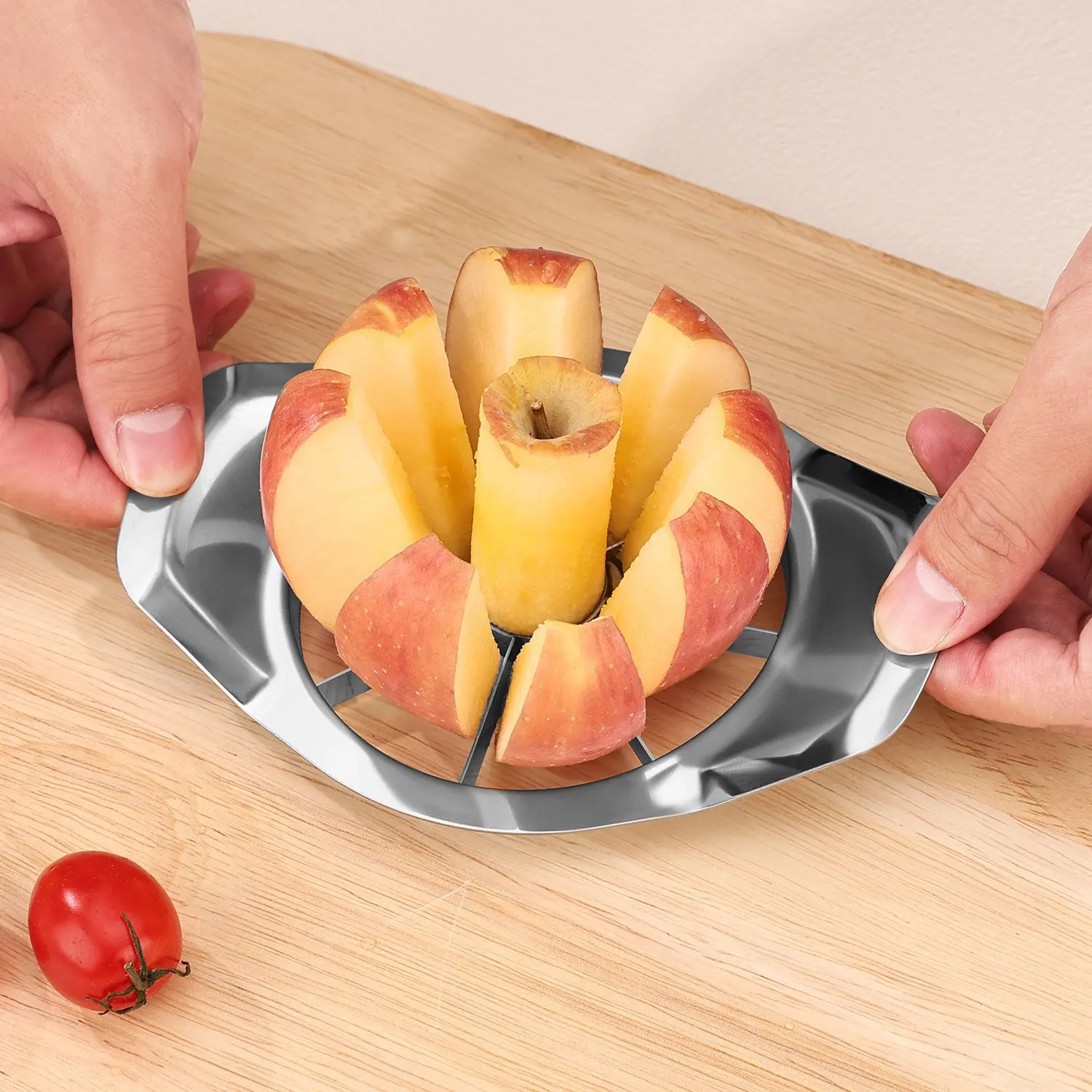 Apple Slicer Tool, Apple Cutter, Fruit Separator, Easy-To-Use Apple Chopper, Perfect for Kitchen Use, Efficient Apple Cutting Device