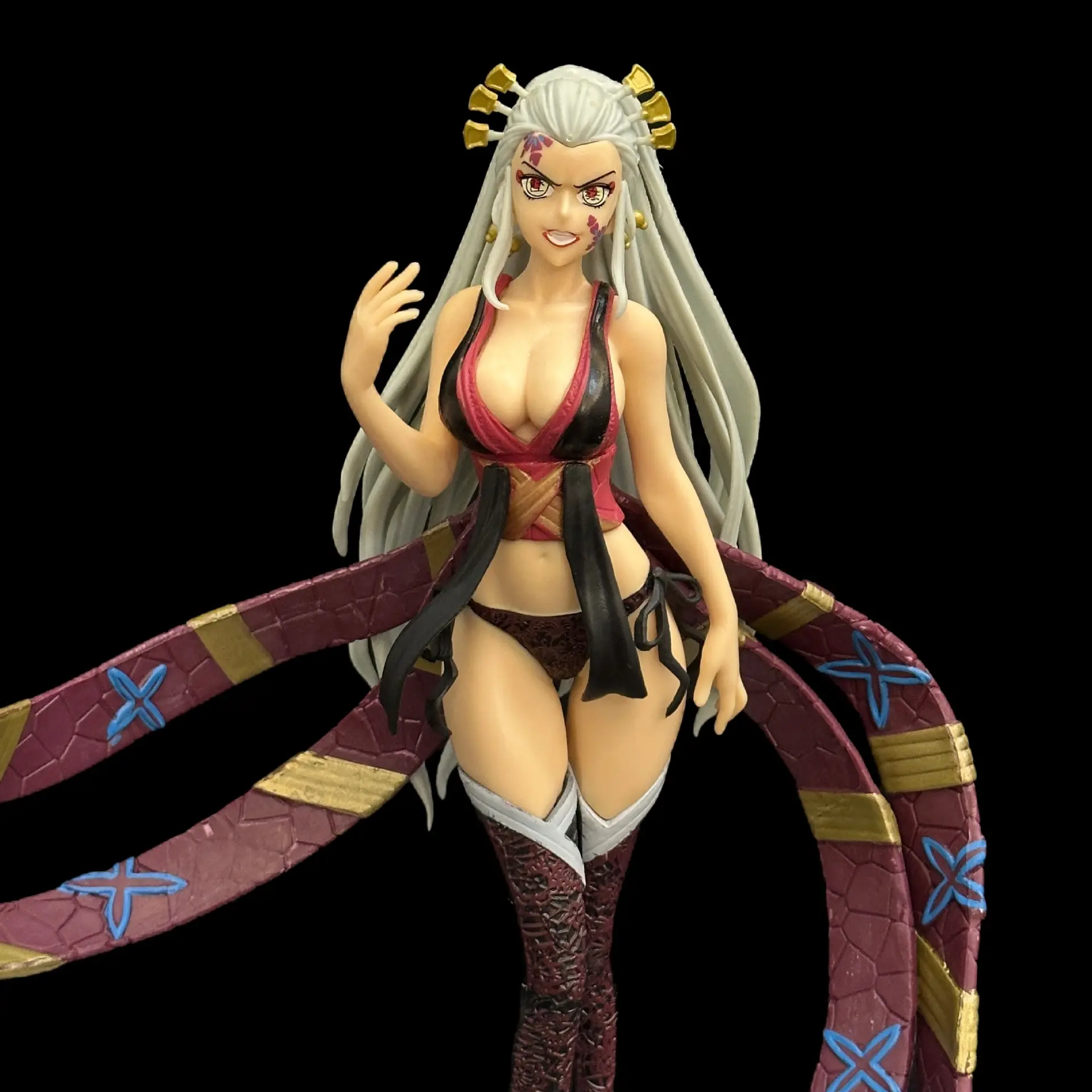 Demon Slayer Twelve Kizuna Anime Figure, Yoriichi Kokushibo Daki Gyutaro Muzan Desktop Decor Statue