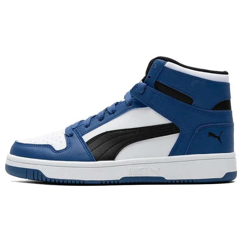 PUMA Rebound Layup Comfortable Shock Absorption Durable High-Top Sneakers 369573-36