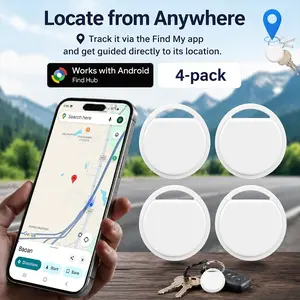 Smart Air Tracker Tag for Android Devices, Anti Lost Wireless, Wireless Key Finder, Tracks Keys, Keychain Tracker, Luggage, Handbags, Backpacks, Smart Tracking Tag, Lithium Battery, Necklace Style, iOS Compatible