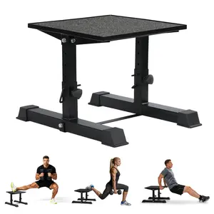 Adjustable Plyometric Jump Box – 15/17/19/21 Inch Plyo Box with Anti-Slip Surface & Safety Lock, Fitness Step-Up Platform for Home Gym, Strength Training & Conditioning Workouts