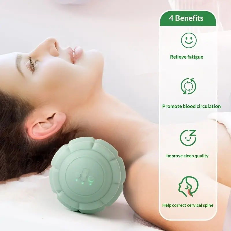 H09 Electric Peanut Myofascial Ball, Ergonomic Design for Foot Hand Leg Relaxation, Adjustable, Ideal for Yoga Exercise Recovery Travel