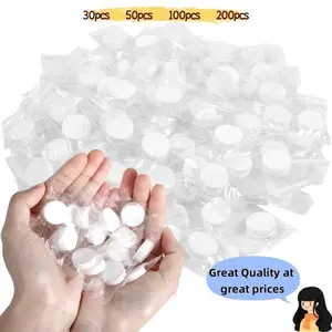 Disposable Compressed Towel, Mini Compressed Towel Tablets, Disposable Compressed Face Towel, Camping Towel, Portable Bulk Compressed Coin Tissues for Home, Travel, Outdoor Sports