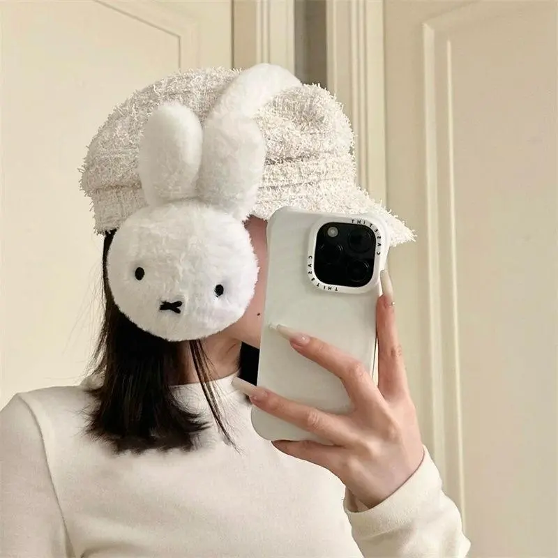New Miffy Earmuffs for Winter Cycling for Girls Antifreeze Ear Protection for Couples and Students Cartoon Plush Earmuffs