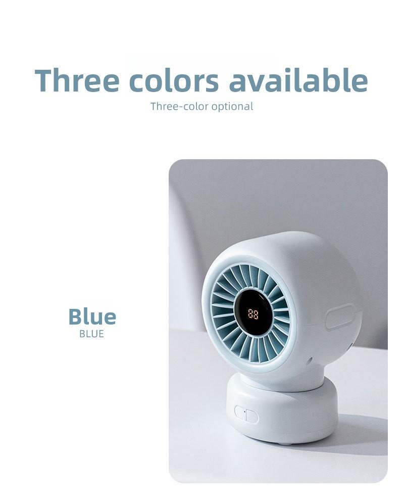 New baby stroller fan with oscillating head, octopus clamp for baby stroller, portable desktop rechargeable mini clip fan