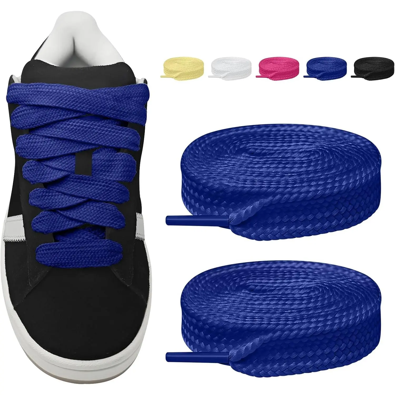 Shoelaces for  Campus 00s,16MM Chunky Thick Flat Wide   Laces for Sneaker shoes