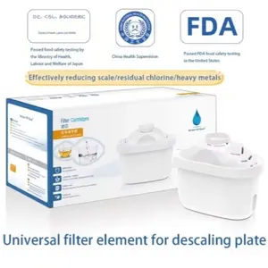 6pcs Water Filter Cartridges, Remove Scale Chlorine Impurities, Purify Kettle Water, Activated Carbon, Essential for Clean Drinking Water