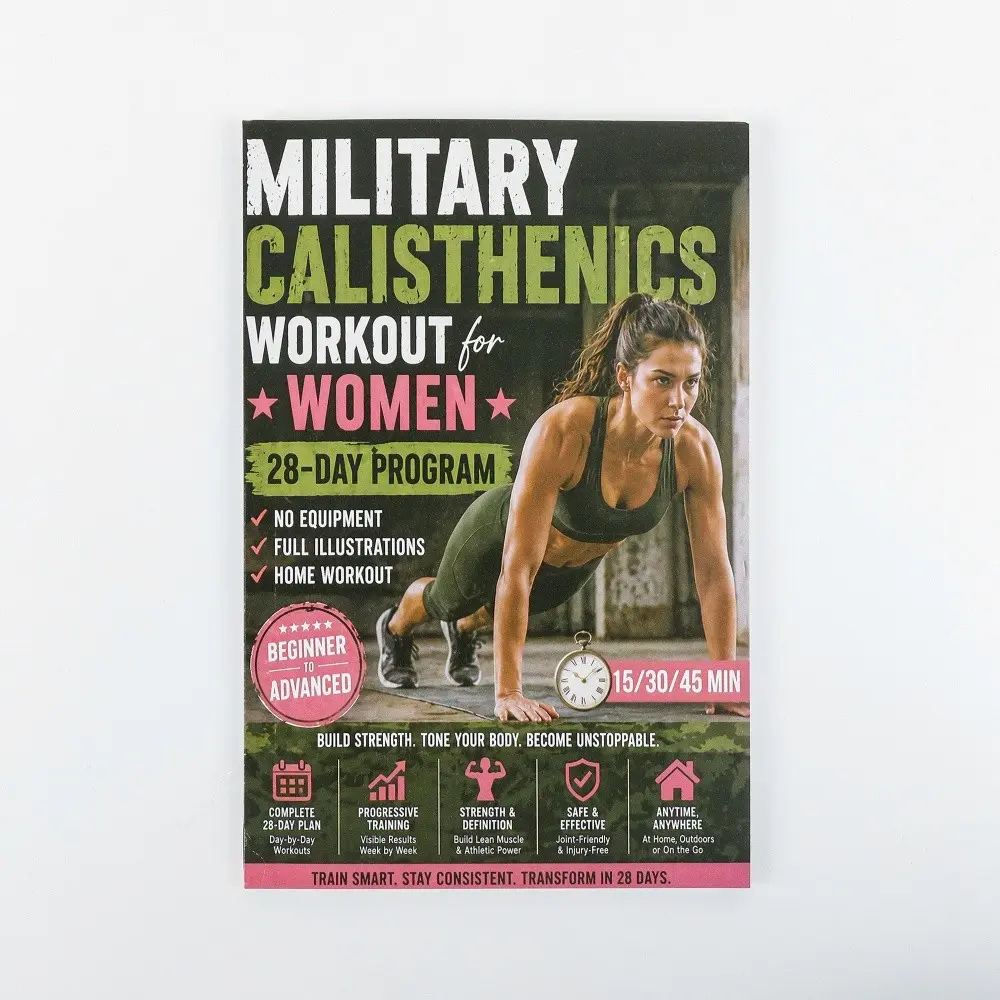 Women's Fitness Training: 28-Day Home Bodyweight Plan, Bodyweight Exercises, No Equipment Needed, Build Strength, Shape Muscles, Boost Energy, 15/30/45 Min Options, Home Workout