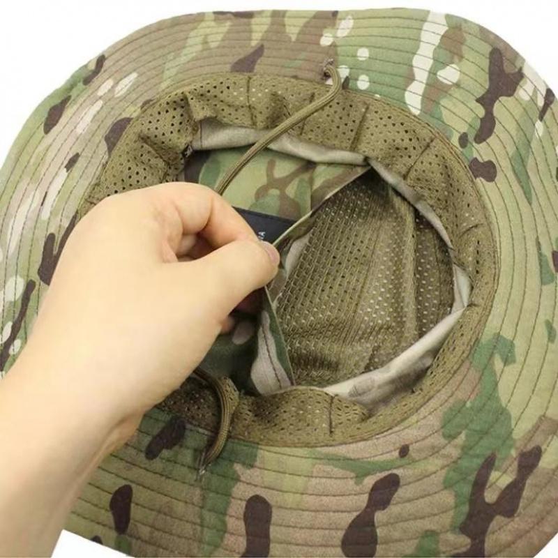 2026 new camouflage tactical hat, suitable for enthusiasts| Breathable mesh cap, multi-terrain camouflage pattern, equipped with practical straps--the ultimate sun protection hat, suitable for fishing, hiking, hunting, and all outdoor tactical activities