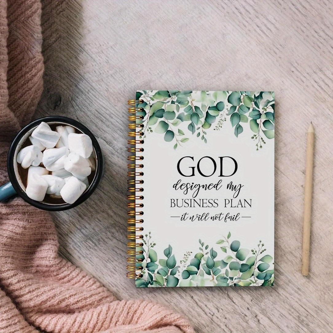 1pc Christian Notebook Journal, Bible Journal Notebooks for Note Taking, Bible Journaling Notebook, Prayer Journal, Christian Gifts for Women Men Faith, Spiral Notebook 5.5x8.3in with 50 Pages, Spiral Bound Notepad