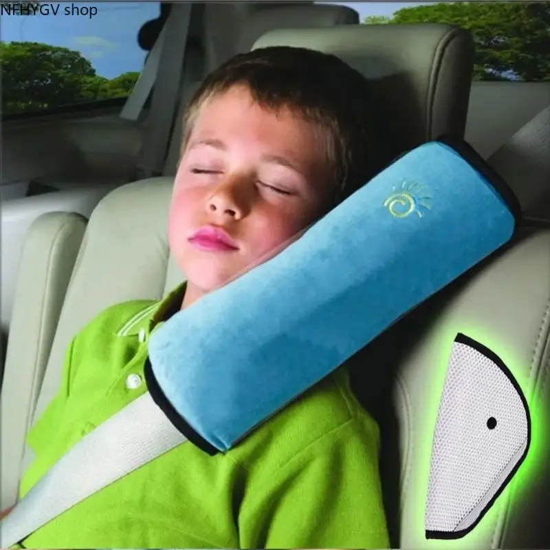 Universal Car Seat Belt Shoulder Pad Made Of Ultra-Soft Cushion Material, Ergonomic Safety Protective Cover To Ease Shoulder Pressure, Comfortable Auto Interior Accessory Suitable For Kids, Women And Daily Long-Distance Driving