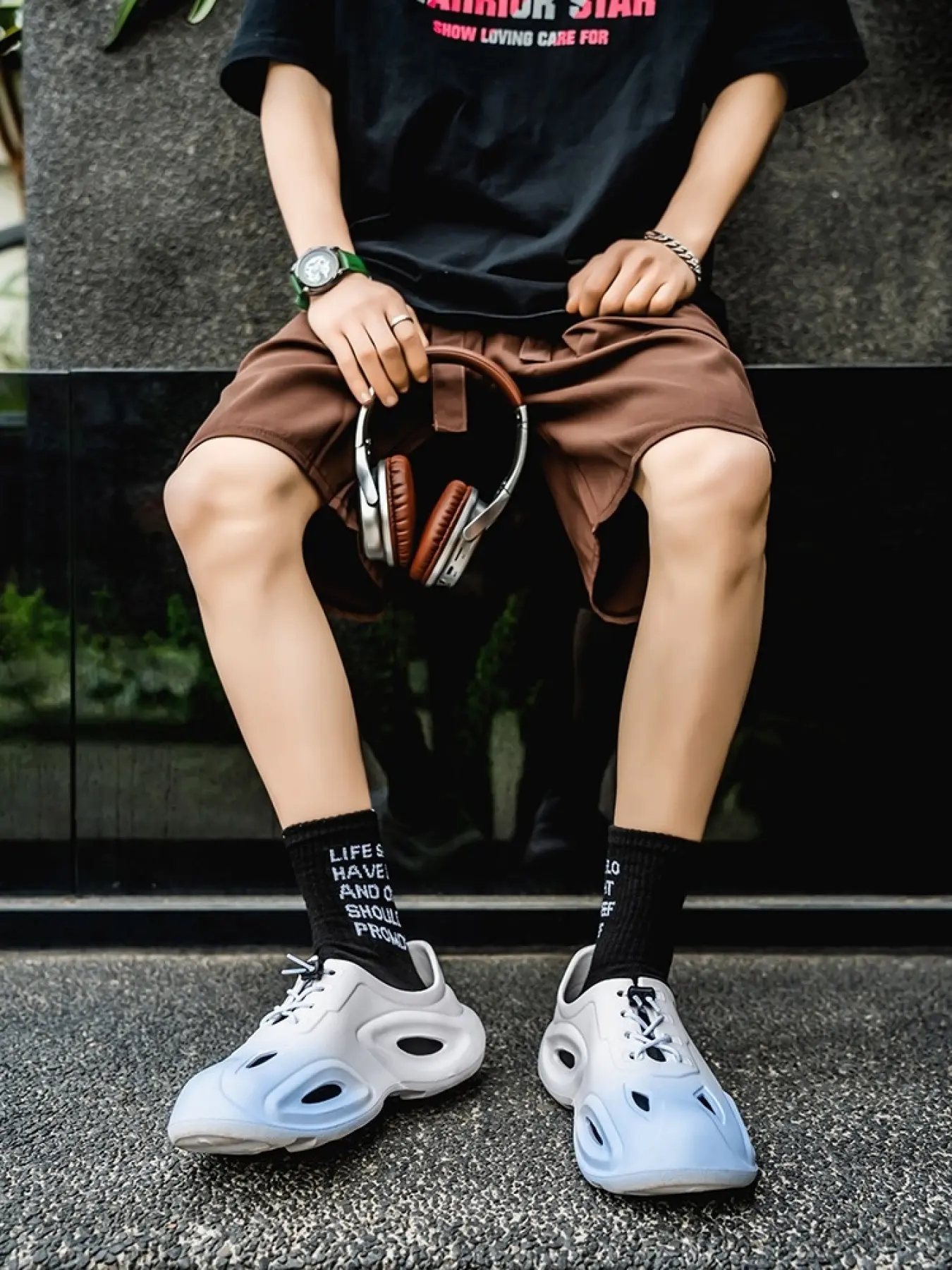 Multi-Color Street Style Clogs Gradient Color Scheme Wear-Resistant Sole Street/Wear - Soft Comfortable, Stylish Durable Anti-Slip