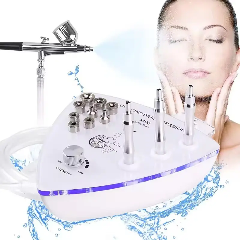 Us Plug Diamond Facial Microdermabrasion Machine, Facial Care Instrument, Exfoliates Dead Skin, Cleans Blackheads & Acne, Easy-To-Use Beauty Device, Facial Care Tool