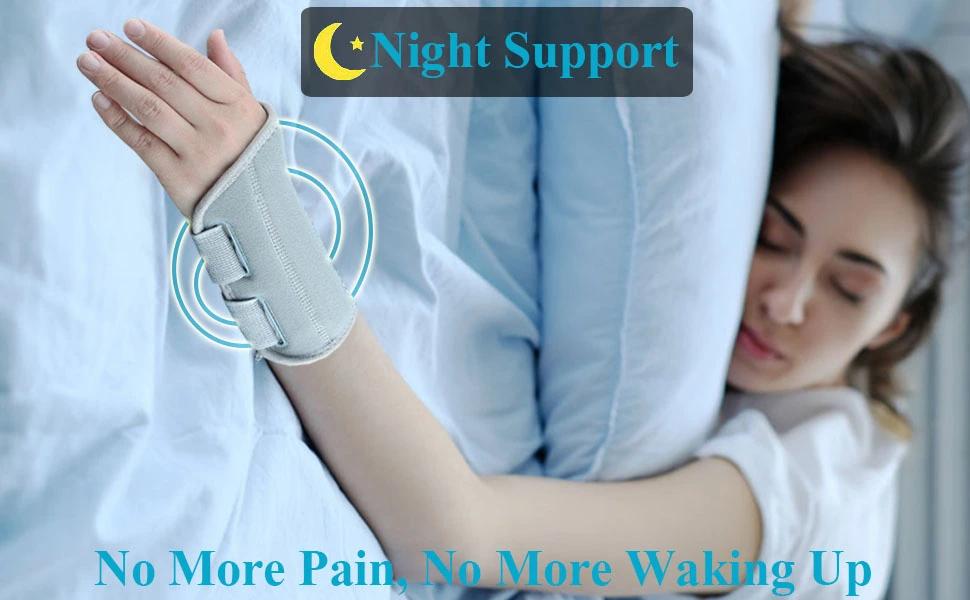 THE WELL KEPT Carpal Tunnel Wrist Brace, Adjustable Wrist Support Brace, Night Wrist Sleep Supports Splints Arm Stabilizer