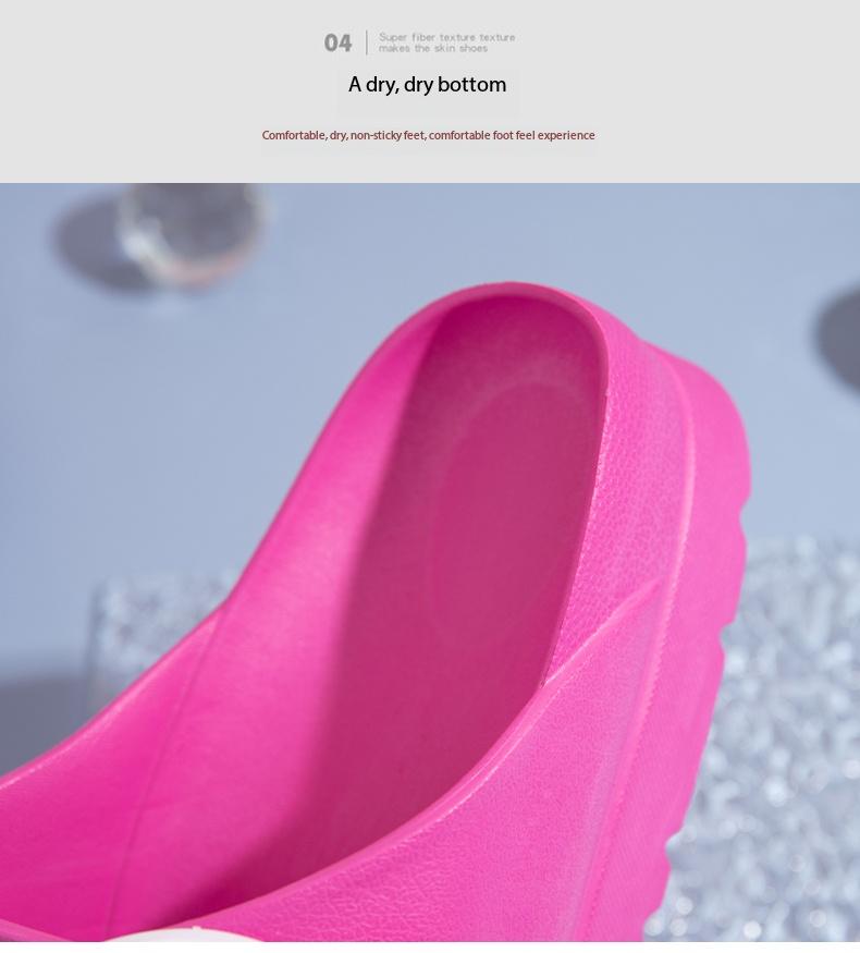 Women's Double Buckle EVA Slides, Cloud Cushion Footbed Summer Sandals, Waterproof Non Slip Casual Slippers for Indoor Outdoor, Beach, Pool, Shower, Comfy Platform Sandals for Girls, Trendy  Aesthetic Footwear