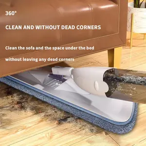 Multifunctional Microfiber Spray Mop with Reusable Pad, Wet Dry Cleaning for Hardwood, Decorative Panels, Tiles, Ceramic Floors