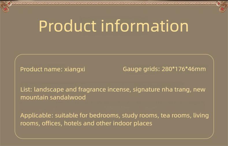 Vietnam Nha Trang Agarwood & Sandalwood Incense Gift Set with Incense Holder Perfect for Gifting Fragrant Aromatherapy Set incense stick fragrance