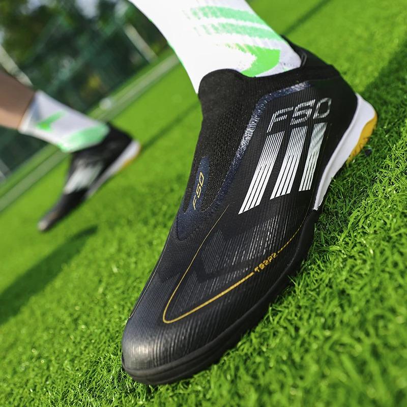 Trendy TF/FG Soccer Cleats for Men Women – Breathable Lightweight Football Boots, Comfortable Sneakers for Outdoor Sports Training