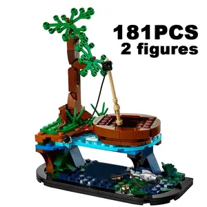 181PCS The Lord of the Rings Smeagol And Deagol Building Blocks Movie Scene Assembly DIY Building Model Bricks Toys Christmas Gift For Boys Adult