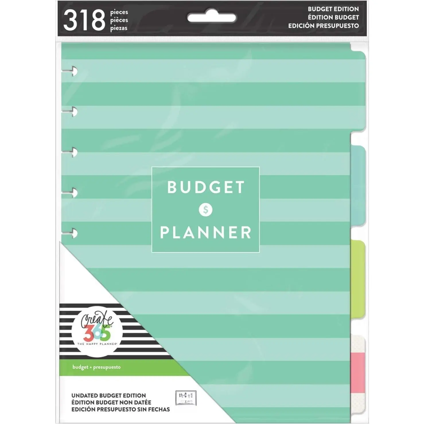 2019 Budget Extension Pack - The Happy Planner Scrapbooking Supplies - 6 Month Expense  - Bill Pay Checklists  Budget Sheets - Stickers  Dividers for Budgeting - Classic Size
