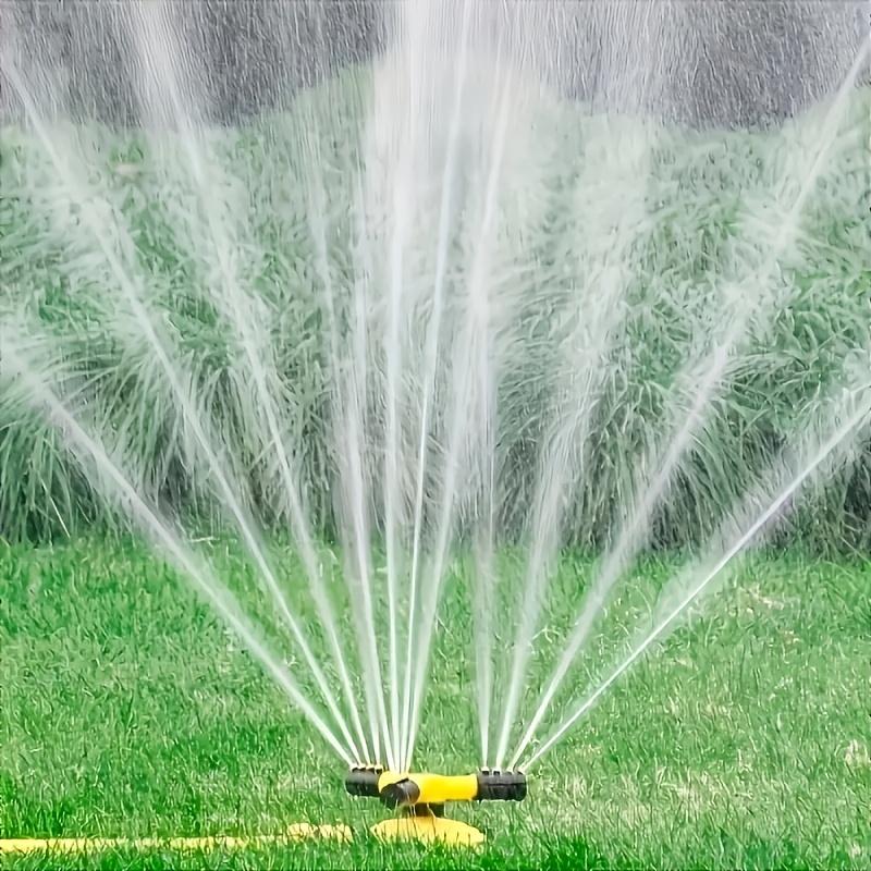 1 Set Garden Lawn Sprinkler Heads, 360 °   Rotating Water Sprayer with Adjustable Arm, Multi-angle, Suitable for Gardens, Lawns, and Roof Cooling
