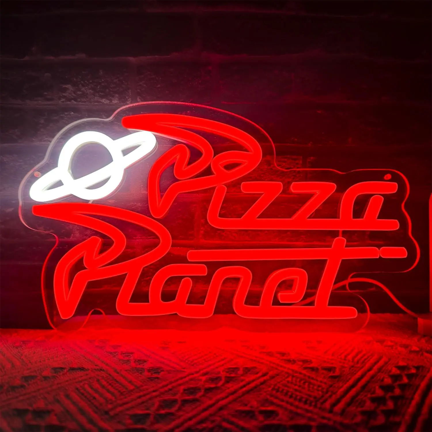 Pizza Neon Sign, Anime Neon Movie LED Sign, Led Neon Signs for Wall Decoration Bedroom Luminous Sign Gamer Room Man Cave Neon Boy Gift Led Neon Lights