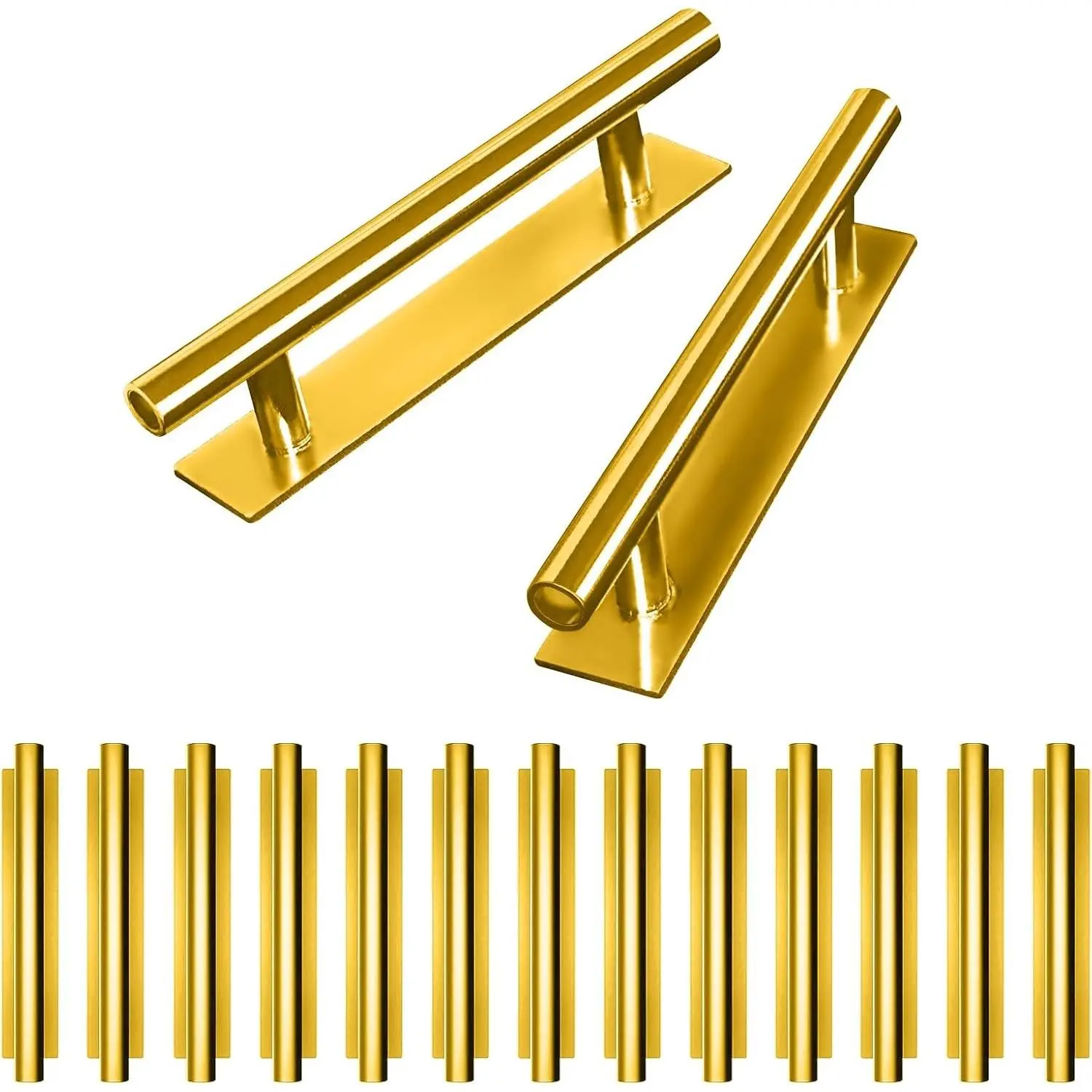 Self-Stick Push Pull Helper 15 Pack Hidden Cabinet Handle ABS Plastic Door Window Wardrobe Handle Instant Cabinet Drawer Furniture Handles