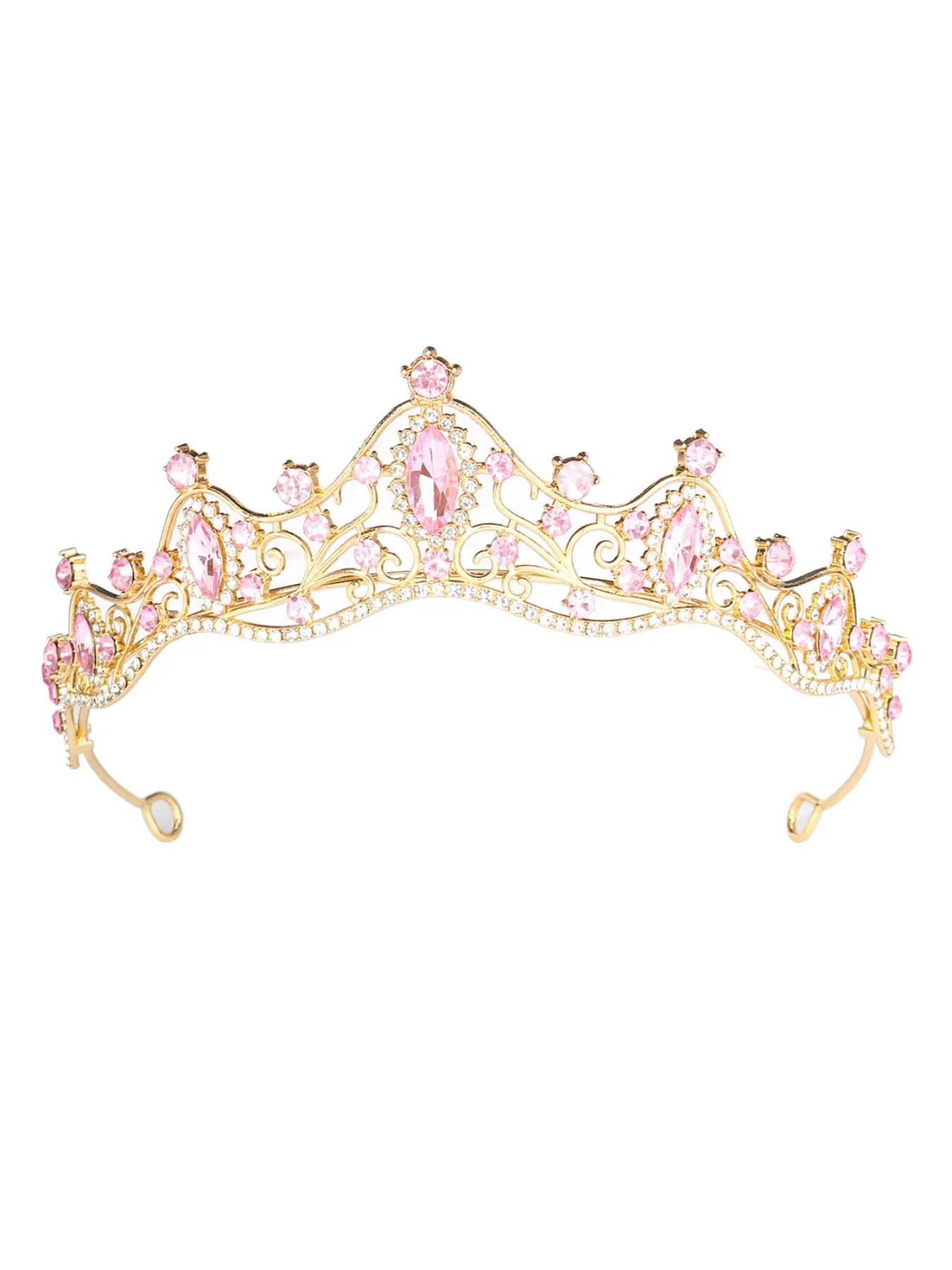 European and American new fashion bride crown Halloween performance costume queen crown little princess birthday party tiara