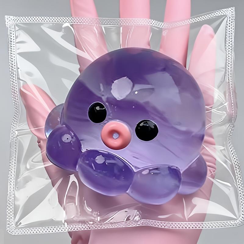 Bubble Octopus — Soft to the touch with a slow rebound, featuring a unique texture; an excellent gift for holidays and parties!