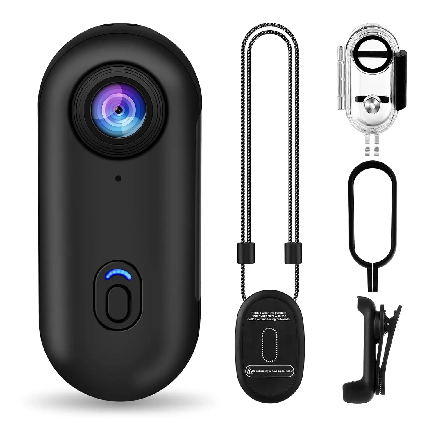 i3 4K Thumb Action Camera, Tiny Size, Mount Anywhere, Small Body Camera
