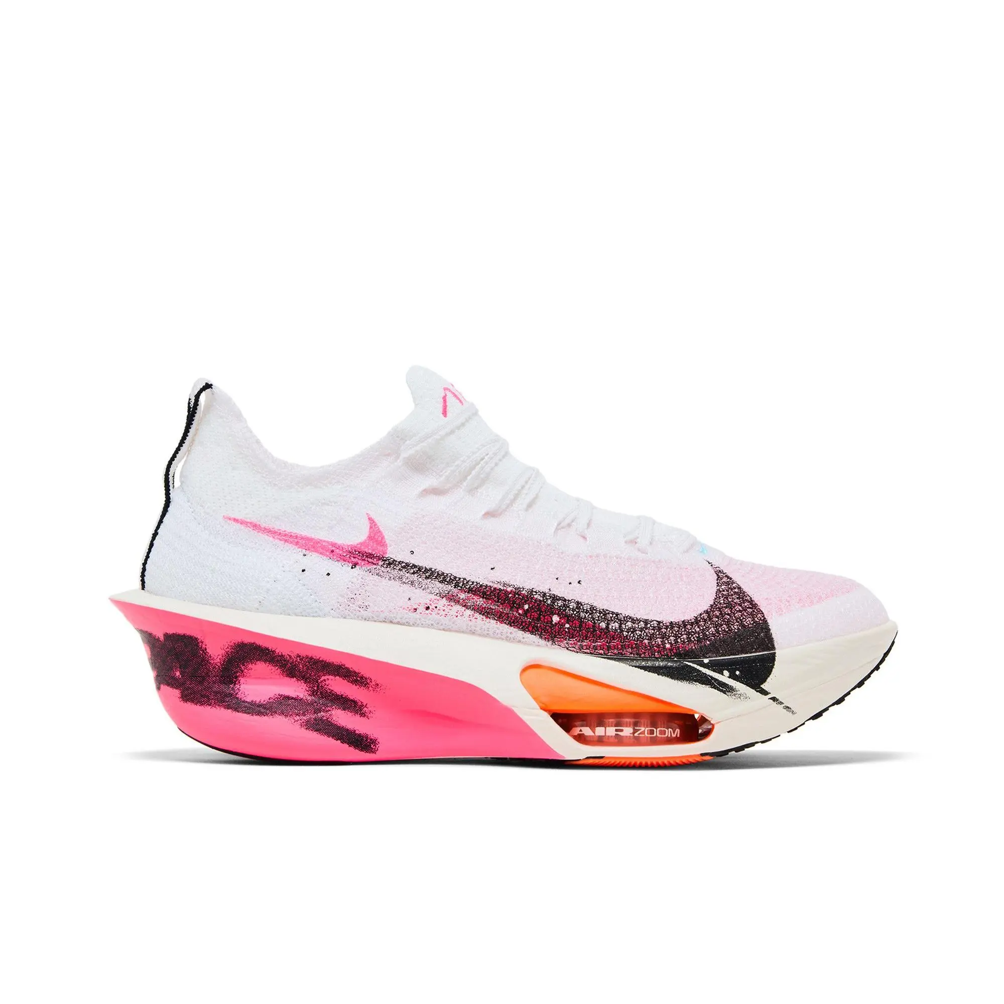 Nike Air Zoom Alphafly Next% 3 'Pick Up The Pace' (Unisex) White/Soft Pearl/Hyper Crimson/Black running shoes IM6673 100