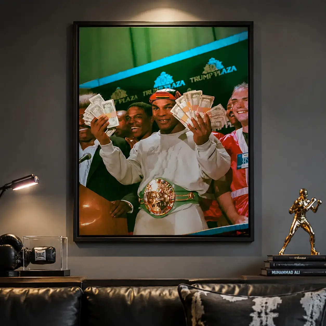 Mike Tyson Iconic Vintage Champion Photo Premium Poster Print Wall Art boxing wall poster boxing themed poster Fight wall decor Sports moment poster sports tribute poster canvas wall art print room decor gift