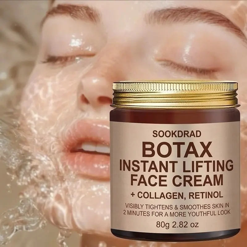 Botax Instant Firming Cream with Collagen and Retinol, Morning Quick Care, Brightening Skin, Unisex, 80g/2.82oz, Single Item Pack