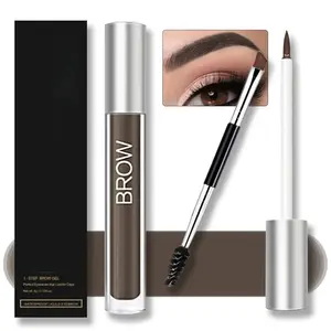 Waterproof Eyebrow Gel for Long Lasting, Highly Tinted Liquid Eye Brow Makeup, Sweatproof, Natural
