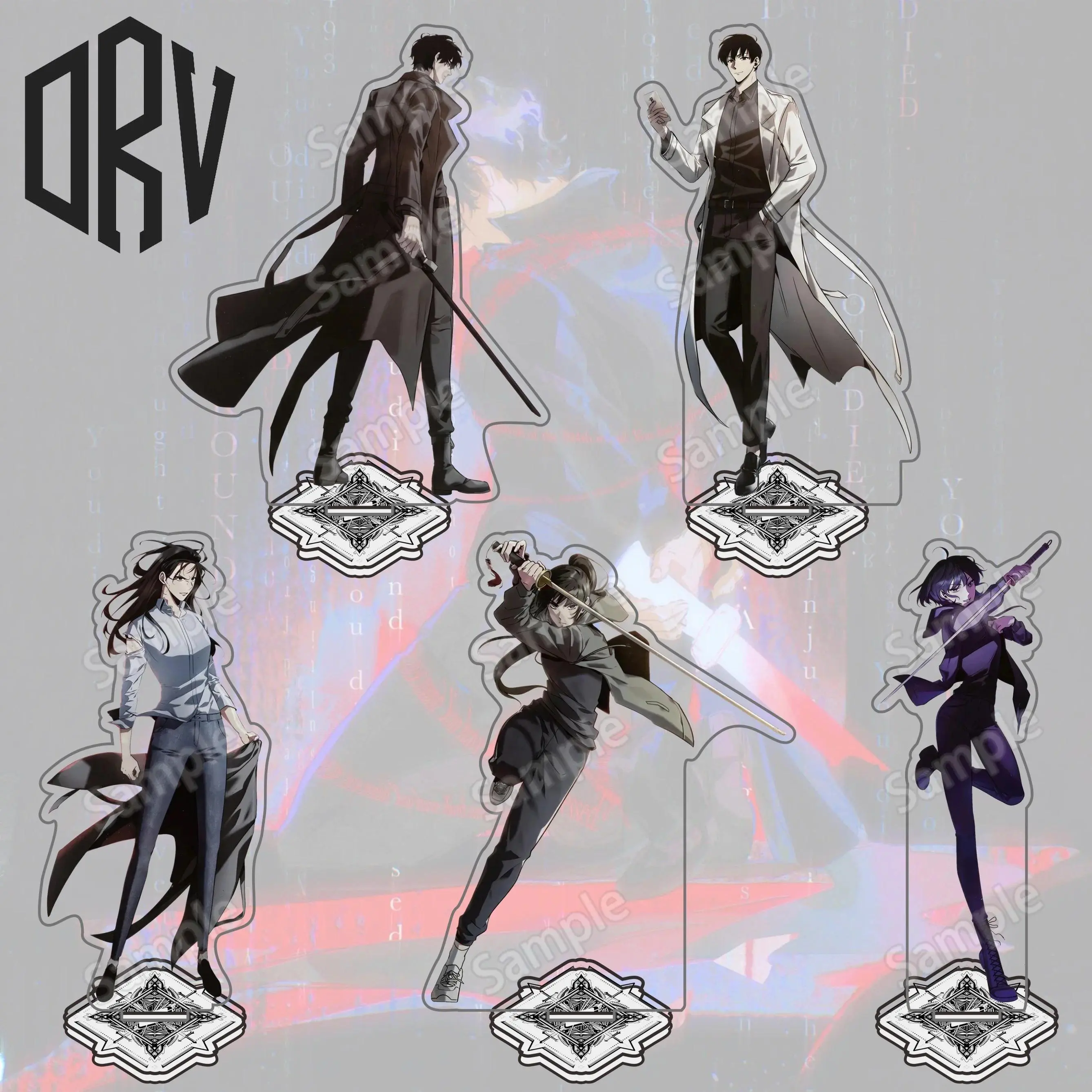 2026 new hot item Anime Omniscient Reader's Viewpoint ( Kim Dokja Yoo Jonghyuk Cosplay Acrylic Stand Figure Desktop Decoration Jewelry Gift