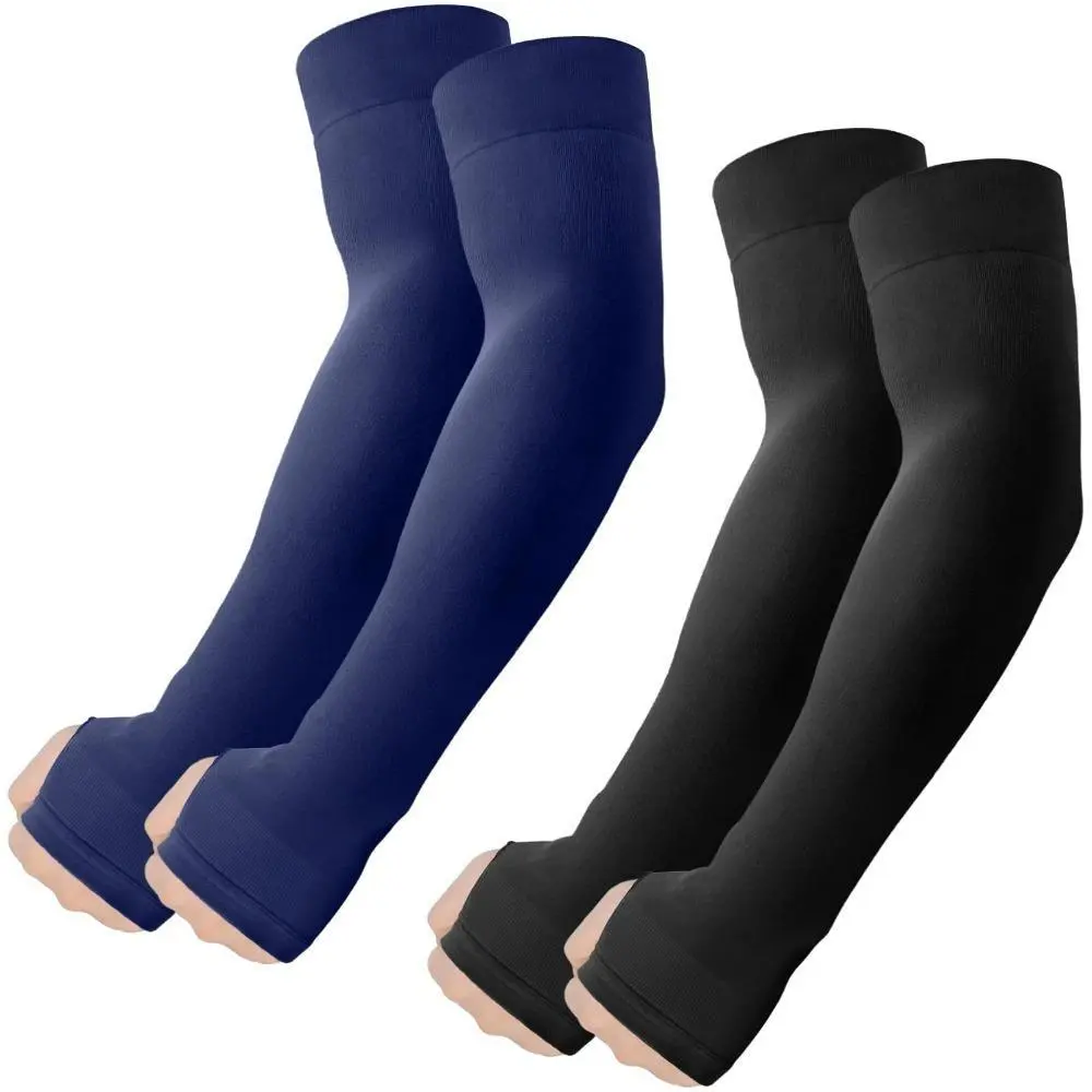 Plus Size Arm Sleeves for Men & Women – Breathable UV Protection Sleeves, Non-Slip Elastic Cuffs, Moisture-Wicking Cool Fabric, Perfect for Running, Hiking, Gardening, Office, Tattoo Cover