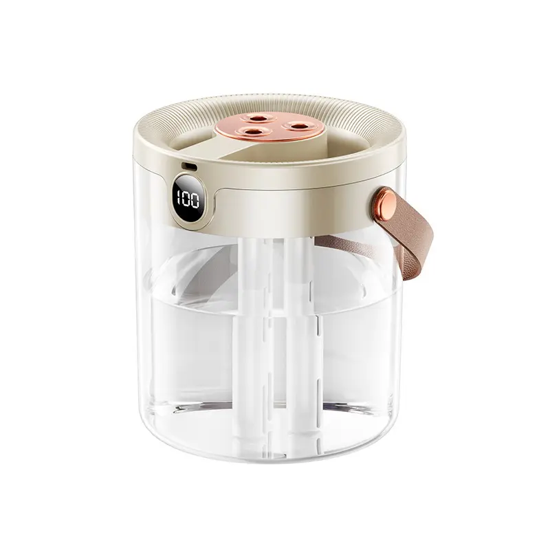 Three Nozzle Large Mist Mini Household Humidifier Desktop Sterilizing Humidifying Air Purifier