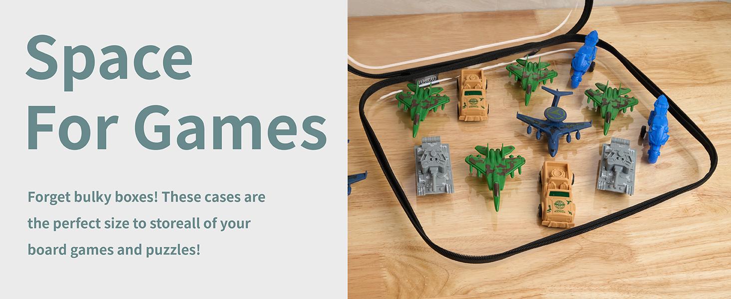 Clear Hard Shell Zipper Case 3 Pack, Hard Plastic Bag, Clear Travel Toiletry Pouch,Portable Cosmetic Bag with Zipper,Toy Storage Bins, Pencil Storage Organizer, Office Supplies Storage Case