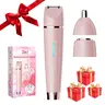 3-In-1 Electric Women's Shaver, Facial Shaver, Rechargeable Body and Face Hair Remover, Pain-Free Bikini Trimmer, Perfect Gift for Mother's Day, Christmas, New Year