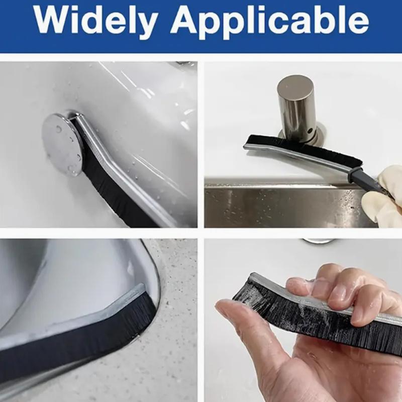 A Bathroom Gap Brush, Toilet and Kitchen Tile Corner Cleaning Brush, Multi-functional Window Gap Dust Brush, Stiff-bristle Brush, Household Cleaning Tool