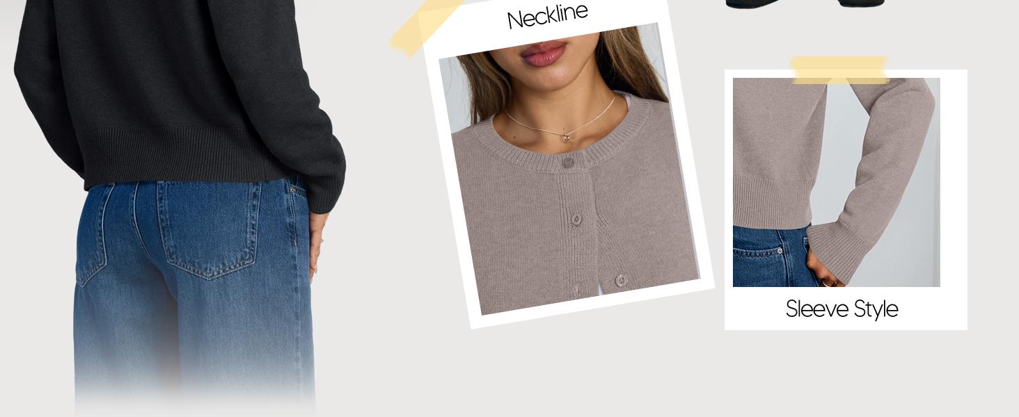 Cropped Cardigan Sweaters for Women Lightweight Y2k Fall Outfits Spring Fashion Clothes 2026