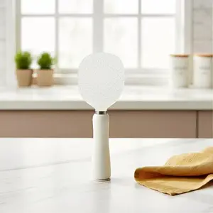 Suction Cup Rice Spoon - Magnetic Standing Rice Paddle, Hygienic Non-Stick Scooper for Rice, Mashed Potatoes, and Daily Cooking
