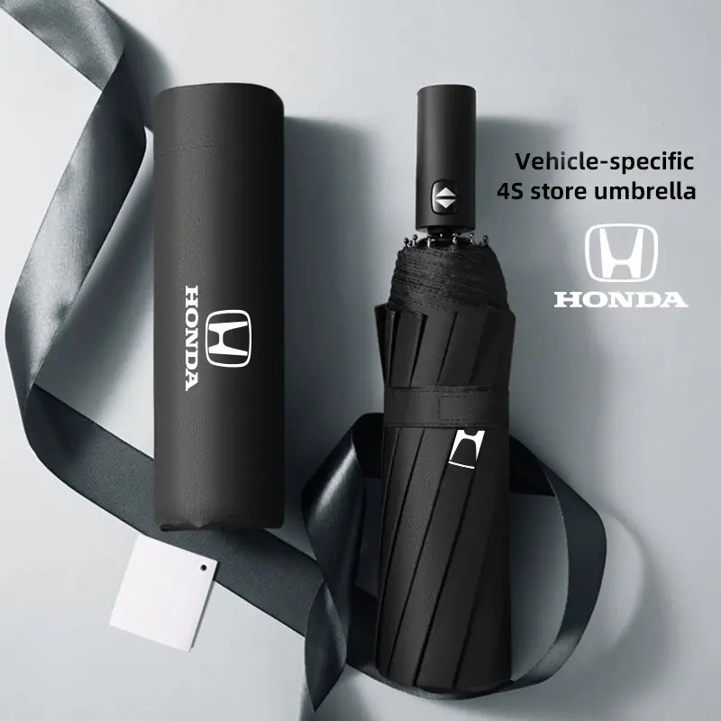 Car Automatic Folding Windproof Sunshade Umbrella For Honda Civic Fit Accord ZRV Odyssey Pilot Prelude Super-ONE NSX Passport Prologue Freed CRV HRV Ny1 WRV Elevate Ridgeline Vezel S660 N-ONE BRV Insight CITY Legend Clarity