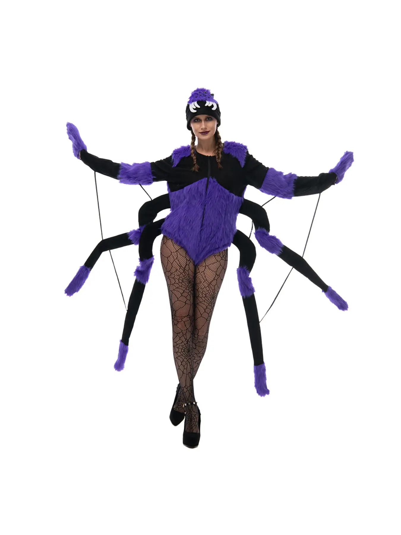 Ladies Dress Up Costumes and Cosplay Costumes Halloween New Spider Insect Costumes Party Bars Campus Stage Costumes