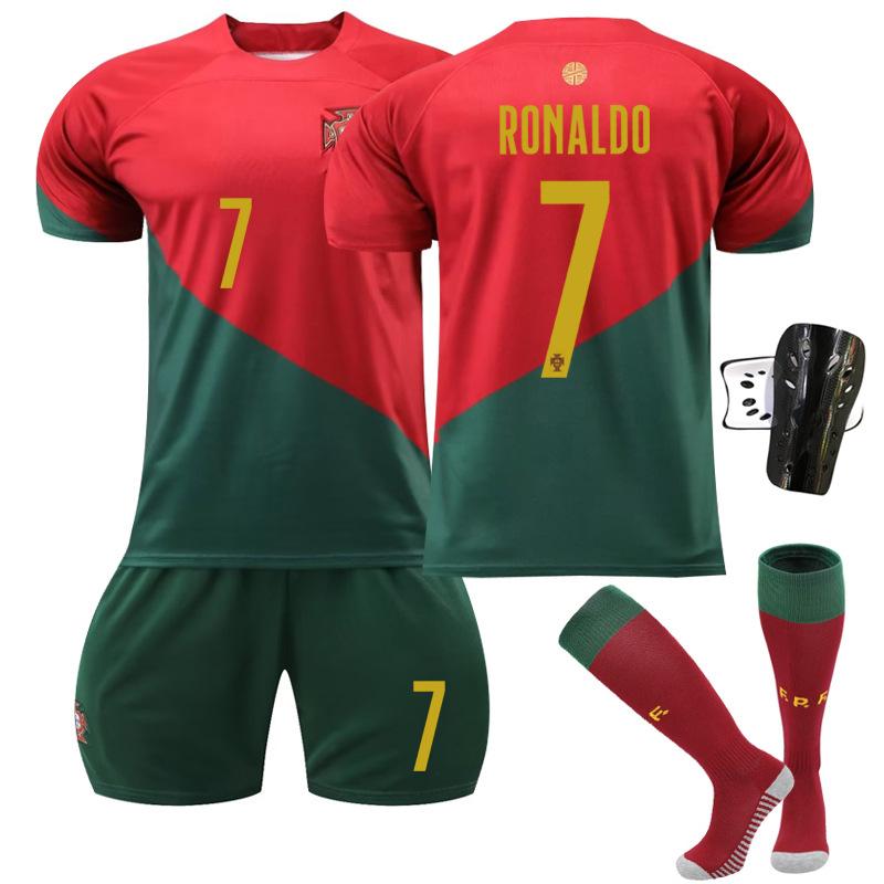 2223 Portugal World Cup football  No. 7 Ronaldo  No. 8 B fee No. 23 Felix short sleeve jersey Mexico Classic Soccer